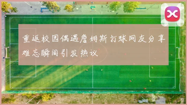 重返校园偶遇詹姆斯打球网友分享难忘瞬间引发热议